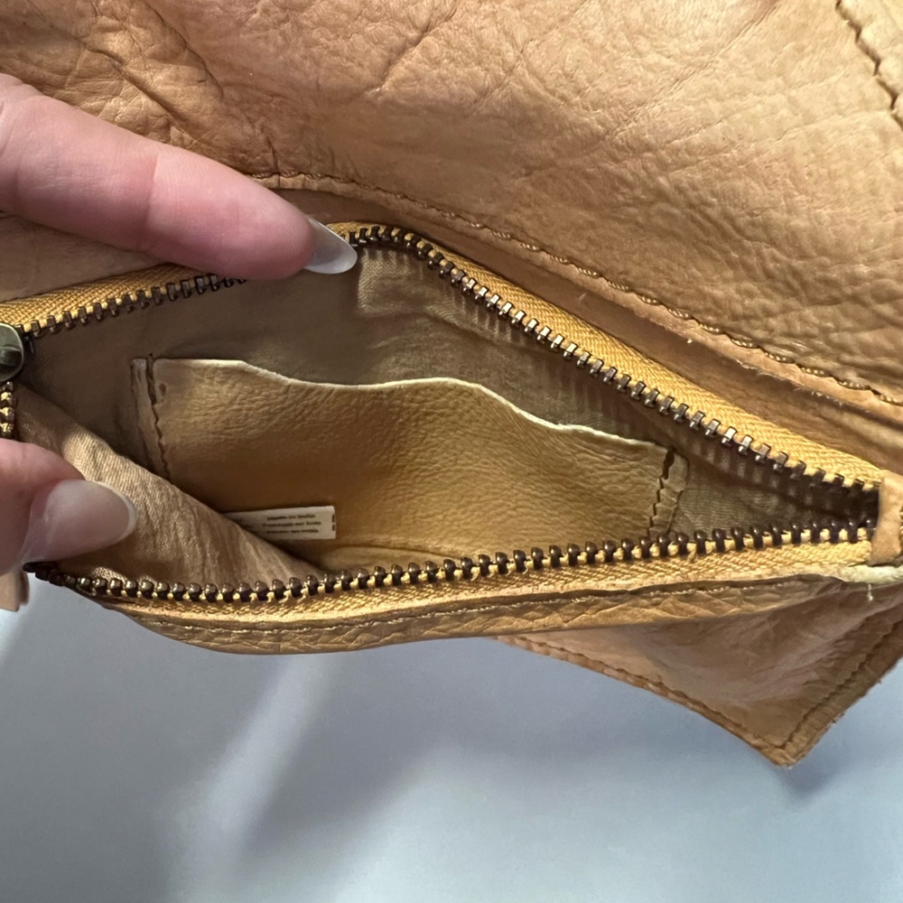 Free People Distressed Cow Leather Wallet - Picture 11 of 14